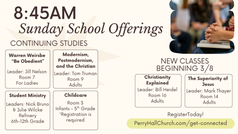 Sunday School Offerings